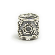 Bali Silver Beads - Barrel and Pipe Beads