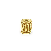 Bali Vermeil-24k Gold Plated - Vermeil Barrel and Pipe Beads