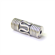 Bali Silver Beads - Barrel and Pipe Beads