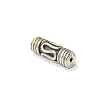 Bali Silver Beads - Barrel and Pipe Beads