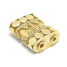 Bali Beads | Sterling Silver Vermeil-24k Gold Plated - Vermeil Connectors, 24K Gold Vermeil on Sterling Silver B2006V