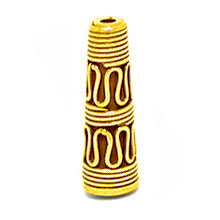 Bali Beads | Sterling Silver Vermeil-24k Gold Plated - Vermeil Other Shapes, 24K Gold Vermeil on Sterling Silver B3026V