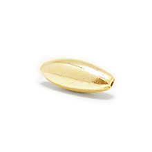 Bali Beads | Sterling Silver Vermeil-24k Gold Plated - Vermeil Plain Beads, 24K Gold Vermeil on Sterling Silver B4002V