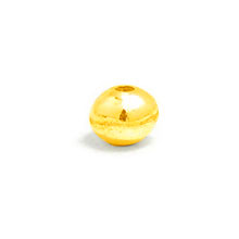 Bali Beads | Sterling Silver Vermeil-24k Gold Plated - Vermeil Plain Beads, 24K Gold Vermeil on Sterling Silver B4021V