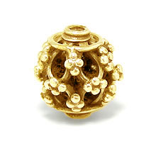 Bali Vermeil-24k Gold Plated - Vermeil Round Beads