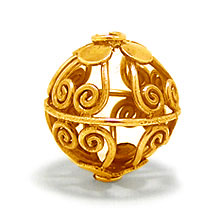 Bali Vermeil-24k Gold Plated - Vermeil Round Beads