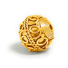 Bali Vermeil-24k Gold Plated - Vermeil Round Beads