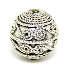 Bali Silver Beads - Round Beads