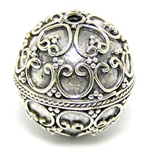 Bali Silver Beads - Round Beads