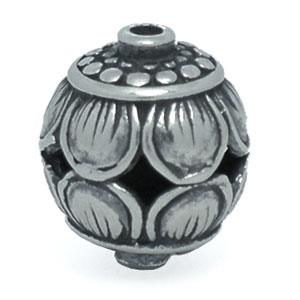 Bali Beads | Sterling Silver Silver Beads - Round Beads, Bali Beads - B5171