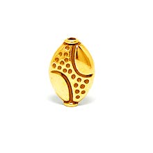 Bali Vermeil-24k Gold Plated - Vermeil Stamp Beads