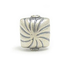 Bali Silver Beads - Stamp Beads