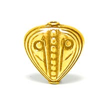 Bali Beads | Sterling Silver Vermeil-24k Gold Plated - Vermeil Stamp Beads, Vermeil Stamped Beads on Sterling Silver