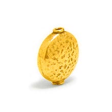 Bali Beads | Sterling Silver Vermeil-24k Gold Plated - Vermeil Stamp Beads, Beads Vermeil on Sterling Silver