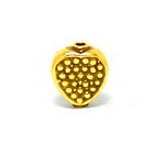 Bali Beads | Sterling Silver Vermeil-24k Gold Plated - Vermeil Stamp Beads, Beads Vermeil on Sterling Silver