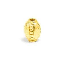 Bali Beads | Sterling Silver Vermeil-24k Gold Plated - Vermeil Stamp Beads, Beads Vermeil on Sterling Silver