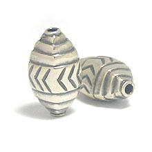 Bali Silver Beads - Stamp Beads