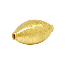 Bali Vermeil-24k Gold Plated - Brushed Beads