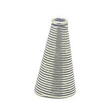 Bali Silver Caps - Cone Caps