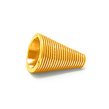 Bali Beads | Sterling Silver Vermeil-24k Gold Plated - Vermeil Cone Caps, Vermeil Bead Caps On Sterling Silver