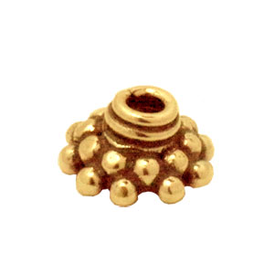 Bali Vermeil-24k Gold Plated - Vermeil Granulated Caps