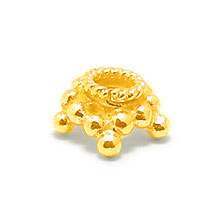 Bali Vermeil-24k Gold Plated - Vermeil Granulated Caps