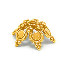 Vermeil Ornate Caps - Bali Sterling Vermeil-24k Gold Plated Wholesale