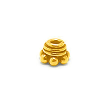 Bali Vermeil-24k Gold Plated - Vermeil Wired Bead Caps