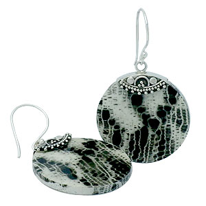 Bali Silver Jewelry - Seashell Earrings