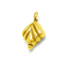 Bali Beads | Sterling Silver Vermeil-24k Gold Plated - Findings, Vermeil Charms and Dangles