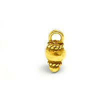 Bali Beads | Sterling Silver Vermeil-24k Gold Plated - Findings, Vermeil Charms and Dangles