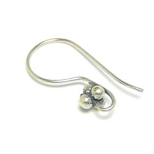 Bali Beads | Sterling Silver Silver Findings - Earwires, Silver Beads F4018