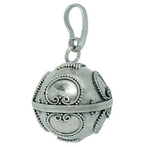 Bali Beads | Sterling Silver Silver Jewelry - Harmony Balls, Sterling silver harmony ball