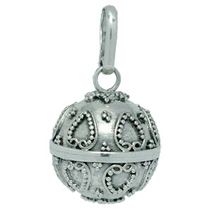 Bali Beads | Sterling Silver Silver Jewelry - Harmony Balls, Sterling silver harmony ball