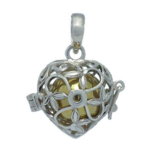 Bali Beads | Sterling Silver Silver Jewelry - Harmony Balls, Sterling silver harmony ball with brass 