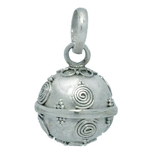 Bali Beads | Sterling Silver Silver Jewelry - Harmony Balls, Sterling silver harmony ball