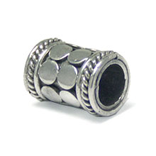 Bali Silver Beads - Large Hole Beads