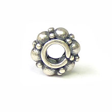 Bali Beads | Sterling Silver Silver Spacers - Granular Spacers, Silver Beads S2005