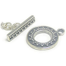 Bali Silver Toggles and Claps - Ornate Toggles