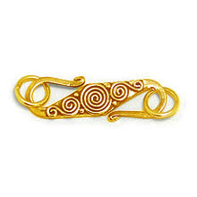 Bali Vermeil-24k Gold Plated - Vermeil Toggles and Clasps